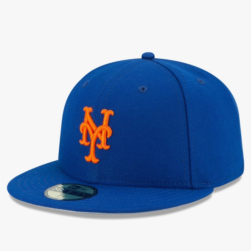 American Needle authentic Mets baseball Blue Cap with Orange logo RN#  00476